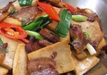 臘肉燴豆腐
