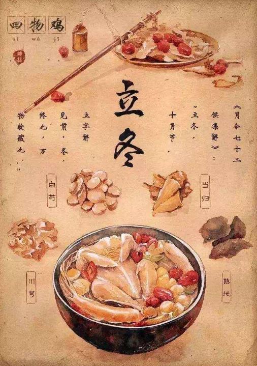 立冬南北食補習俗 台灣吃羊肉爐 姜母鴨 四物雞